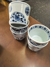 千代源日本進(jìn)口藍凜堂瓷器原裝日式茶杯陶瓷茶具茶壺福字杯水杯喝茶杯子 間取藍花200ml1只 曬單實(shí)拍圖