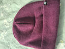 CEP春季羊毛保暖針織帽運動(dòng)男士女士帽子春季跑步騎行加厚戶(hù)外套頭帽 樹(shù)莓紫 均碼 曬單實(shí)拍圖