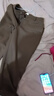 茵曼（INMAN）【商場(chǎng)同款】通勤鉛筆褲春秋季女裝新款收腰顯瘦百搭長(cháng)褲 咖啡色 29 曬單實(shí)拍圖