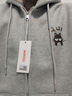 名創(chuàng)優(yōu)品（MINISO）開(kāi)衫衛(wèi)衣男冬季潮流百搭寬松男士重磅加絨加厚連帽外套 麻灰 L  曬單實(shí)拍圖