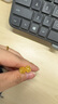 中國黃金（CHINA GOLD）黃金耳釘女足金爆閃小方糖耳釘耳飾送女友生日禮物 方糖耳釘（約2.6g）+玫瑰禮盒 曬單實(shí)拍圖