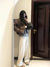 納琳雅Nalinya2025新款冬季棉服女白鴨絨棕色短款羽絨服肯豆風(fēng)面包服女 咖啡色 M 曬單實(shí)拍圖