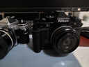 攝侶尼康zf手柄皮套nikon相機包保護套適用ZF相機套防脫手半套底座牛皮裝飾配件zf保護殼手工貼皮手柄 zf經(jīng)典黑手柄款底座（送黑色編織手腕帶） 曬單實(shí)拍圖