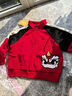 巴拉巴拉童裝男童套裝兒童寶寶兩件套2025新款春裝冬裝加絨休閑潮時(shí)尚撞色 中國紅60611 100 曬單實(shí)拍圖