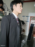 木村叔木村叔dk男裝日系襯衫手打條紋領(lǐng)帶男學(xué)生西服正裝jk制服配飾小物 赤紅（領(lǐng)帶） 均碼 曬單實(shí)拍圖