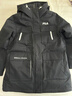 FILA 斐樂官方女裝中長款時尚派克羽絨服休閑連帽工裝外套 正黑色-BK 2XL 曬單實拍圖