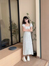 卡米高內(nèi)增高老爹鞋女2025新款厚底松糕顯腳小黑色運動鞋網(wǎng)面透氣休閑鞋 米色內(nèi)增高8.5cm 35 (225mm) 曬單實拍圖