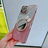 丁域 適用iPhone16promax手機(jī)殼新款帶掛繩蘋果15Pro輕奢硅膠女款14plus時(shí)尚簡(jiǎn)約鏡頭全包13防摔保護(hù)套 粉色漸變閃粉蝴蝶結(jié)鏡子+珍珠掛繩 iPhone 15 Pro 曬單實(shí)拍圖