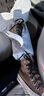 匡威（Converse）官方 1970S男女高幫復古翻毛皮運動(dòng)鞋棕色169337C 169337C/褐色 37 曬單實(shí)拍圖