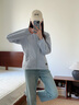 Teenie Weenie【王星越同款】小熊25夏新款防曬衣雙棲彩殼情侶外套 淺藍(lán)色 M 曬單實(shí)拍圖