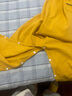 上寶麥春秋兒童連體睡衣加厚棉寶寶保暖睡袋家居服防踢男女童 姜黃110碼 曬單實(shí)拍圖