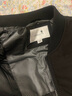 與狼共舞【85%鴨絨】冬防風(fēng)保暖棒球服外套男士羽絨服 001黑色 L(175)  曬單實(shí)拍圖