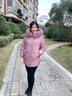 鴨鴨（YAYA）中老年羽絨服女冬季新款媽媽裝保暖時尚休閑狐貍大毛領(lǐng)加厚外套XD 粉色 3XL 180 曬單實(shí)拍圖