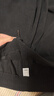 森馬（Semir）休閑褲男肌理感燈芯絨長(cháng)褲冬季時(shí)尚拼接抽繩束腳褲子錐形百搭 黑色90001 L 曬單實(shí)拍圖
