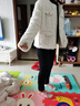 妙奕嘉小香風(fēng)外套女秋冬季新款高級感羊羔絨外套女小個(gè)子女裝棉服休閑風(fēng) 白色拼接小香風(fēng)外套 L 建議110-125斤 曬單實(shí)拍圖
