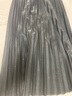 品彩（PinCai）半身裙女小個(gè)子純色通勤百褶裙細(xì)閃松緊高腰A字裙P143B2002 曬單實(shí)拍圖