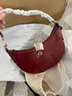 Polo Ralph Lauren 拉夫勞倫  Polo ID 女配 經(jīng)典款迷你單肩包RL53246 600-酒紅色 ONE 曬單實(shí)拍圖