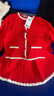 巴拉巴拉童裝女童短裙套裝秋冬兒童小香風(fēng)兩件套時(shí)尚撞色 曬單實(shí)拍圖