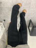 蘿美醬運(yùn)動(dòng)微喇叭褲女春夏季2025新款高腰顯瘦馬蹄褲春秋小個(gè)子休閑衛(wèi)褲 深灰微喇運(yùn)動(dòng)褲常規(guī) M 【建議90-105斤】 曬單實(shí)拍圖