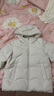 361°風(fēng)屏科技連帽羽絨服女24冬季款女裝休閑厚款保暖羽絨衣外套 粉白色【厚款】 M 曬單實(shí)拍圖