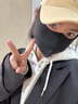 Charm Kendo防曬口罩女護(hù)眼角防紫外線遮陽全臉面罩冰絲夏季透氣口罩男 云墨黑【時(shí)尚百搭遮陽可洗】 曬單實(shí)拍圖