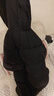 坦博爾冬季新款連帽羽絨服女中長款加厚保暖外套TBF530780J 黑色 165/88A 曬單實(shí)拍圖