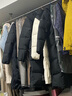 李寧火鍋羽絨服丨擋風(fēng)防潑水男款長羽絨服春季反光連帽外套 黑色(499男款)-2 XL 曬單實(shí)拍圖