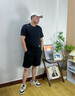 安踏速干運(yùn)動套裝男士夏季冰絲涼感透氣騎行跑步健身綜合訓(xùn)練衣服 【推薦】黑色套-6【斜插口袋】 L/175 曬單實(shí)拍圖