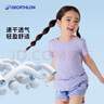 迪卡儂（DECATHLON）兒童上衣男童女童t恤春秋季速干長(cháng)袖打底衫RUNA 櫻花粉 XS 115c /113-122cm 5-6歲 曬單實(shí)拍圖