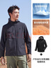 思凱樂(lè )（SCALER）戶(hù)外軟殼衣男女防風(fēng)保暖彈力夾克運動(dòng)休閑連帽外套 【男款】曜石黑丨華夫格蓄暖 L 曬單實(shí)拍圖