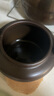 容山堂粗陶圍爐煮茶壺陶瓷燒水壺茶壺泡茶家用煮水壺煮茶爐套裝 粗陶火焰燒提梁壺-玄紋德鐘 曬單實拍圖