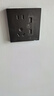 西蒙（SIMON）開關(guān)插座面板 M3系列熒光灰色五孔插座帶開關(guān)USB 86型墻壁電源 一位電視插座 曬單實(shí)拍圖