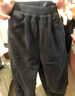 左西男童運動(dòng)褲燈芯絨加絨褲子2025新款兒童保暖冬裝長(cháng)褲 深灰色 130 曬單實(shí)拍圖