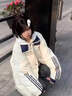 紫蒙羽絨棉服女短款2024新款學(xué)生小個(gè)子衣服棉衣外套冬季羽棉襖絨服女 韓版加厚米白色 均碼 (可備注碼數) 曬單實(shí)拍圖