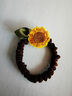 夏日陽(yáng)光向日葵小腸發(fā)圈扎頭發(fā)繩高彈力不傷發(fā)頭繩皮筋頭飾女 向日葵發(fā)繩 1件 曬單實(shí)拍圖