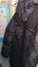 波司登（BOSIDENG）【反季】羽絨服男女同款情侶裝中長(cháng)款連帽90絨商場(chǎng)同款運動(dòng)外套 黑灰涂鴉線(xiàn)條9BX2 3XL 185/104A 曬單實(shí)拍圖