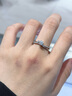 DR求婚鉆戒鉑金結(jié)婚訂婚鉆石戒指女JUSTYOU簡奢款星語WJ0170 圓鉆*18分H色SI1-鉑金 曬單實拍圖