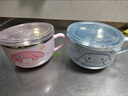 滿(mǎn)朝佳三麗鷗兒童吃飯碗不銹鋼帶蓋專(zhuān)用寶寶隔熱防燙家用手柄面湯碗餐具 800ml防摔碗【大耳狗】 曬單實(shí)拍圖