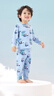 babycare寶寶家居服春秋嬰兒睡衣優(yōu)可絲兒童內(nèi)衣套裝 咘咘天空藍(lán) 100 曬單實(shí)拍圖