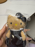 三麗鷗（SANRIO）NIC長(cháng)腿黑皮珍珠HelloKitty愛(ài)心扣 趙露思同款 毛絨玩具生日禮物 曬單實(shí)拍圖