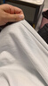 名創(chuàng  )優(yōu)品（MINISO）初秋純棉打底衫男春秋重磅圓領(lǐng)內搭上衣男女生百搭純色長(cháng)袖T恤潮 白色(純色) XL 180(不起球不掉色) 曬單實(shí)拍圖