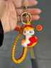 昀翕蛇年汽車(chē)鑰匙扣掛件2025年喜慶吉祥物掛件掛飾新年伴手禮定制禮物 金蛇送福掛件-中國結 曬單實(shí)拍圖