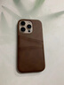 yesfeel適用蘋(píng)果16ProMax手機殼皮革iPhone15卡包插卡套商務(wù)14男女防摔12小牛皮紋復古13皮套簡(jiǎn)約硬個(gè)性11 棕色【雙插卡皮質(zhì)/英倫風(fēng)格】送防磁貼 iPhone16Pro 曬單實(shí)拍圖