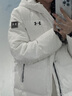 安德瑪（Under Armour）【UAKIDS熱力羽絨】?jì)和L(cháng)款羽絨服男女童三防連帽外套244106131 白色 160 （偏大一碼） 曬單實(shí)拍圖