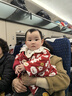 巴厘小豬男童外套秋冬女童保暖厚大衣寶寶喜慶衣服兒童開(kāi)衫 嫣紅 90 曬單實(shí)拍圖