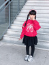 小豬彼特女童假兩件裙褲冬季加絨打底褲裙子兒童燈芯絨半身裙女孩加厚冬裙 2202黑色加絨裙褲 110 cm 曬單實(shí)拍圖
