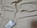 報喜鳥男士時尚休閑褲中腰厚款百搭九分錐形褲子ETD234218S白34 曬單實拍圖