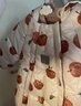 OAK FAMILY冬季新品嬰兒羽絨服白鵝絨連帽爬服寶寶外出保暖連體衣 小蘋(píng)果 80 cm 曬單實(shí)拍圖