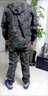 盾郎迷彩服套裝男裝春秋款戶(hù)外工裝工作服工地勞保服防潑水加襠褲子綠森林套裝L 170【115-130斤】 曬單實(shí)拍圖