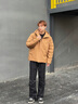 北面（The North Face）羽絨服男600蓬鵝絨填充防水戶外保暖25新品|83UM 173/地質(zhì)棕 XL /180 曬單實(shí)拍圖